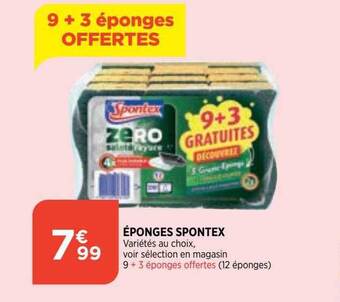 Bi1 éponges Spontex offre