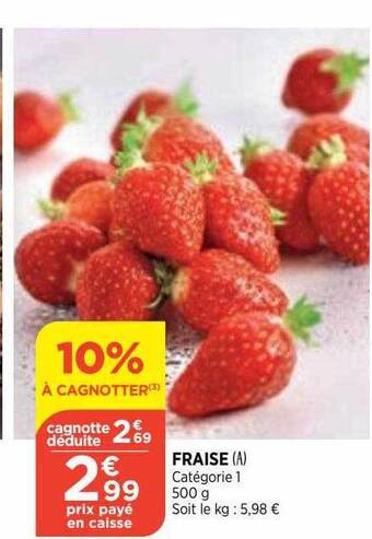 Bi1 Fraise offre