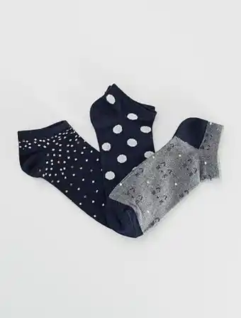 KIABI Lot de 3 paires de chaussettes courtes offre