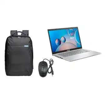 Electro Dépôt Ordinateur portable 14" asus r415ja-eb1790w - sac à dos et souris offre