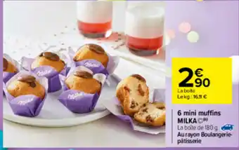 Carrefour 6 mini muffins offre