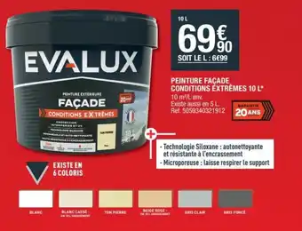 Brico Dépôt Peinture façade conditions extrêmes 10 L offre