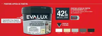 Brico Dépôt Peinture appuis de fenêtre et soubassement 2,5 L offre