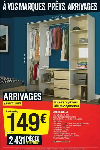 Brico Dépôt Dressing XL offre