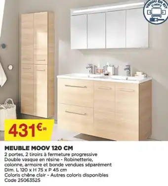 Bricomarché Meuble moov 120 cm offre