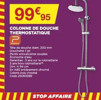 Bricomarché Colonne de douche thermostatique offre