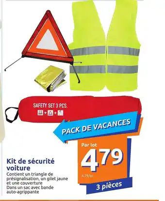 Action Kit De Sécurité Voiture offre