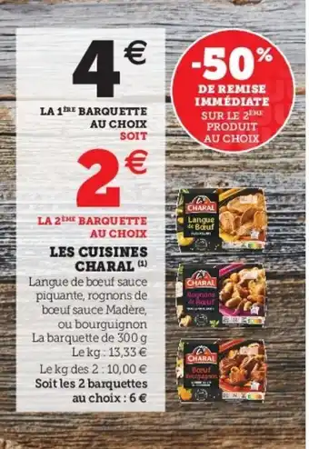 U Express Les Cuisines Charal offre