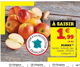 U Express Pomme offre