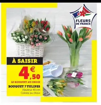 U Express Boquet 7 Tulipes offre