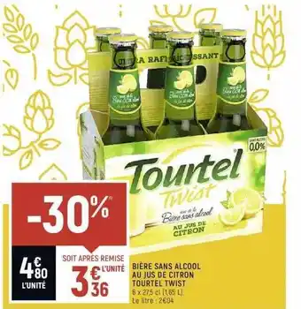 Bière Sans Alcool Au Jus De Citron Tourtel Twist