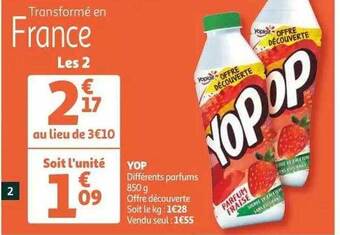 Auchan Yop offre