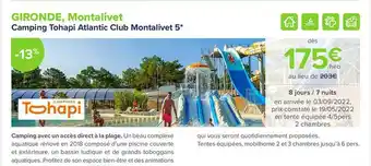 Camping Tohapi Atlantic Club Montalivet 5*
