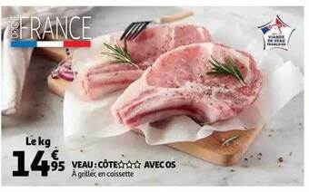 Auchan Veau : Côte*** Avec Os offre