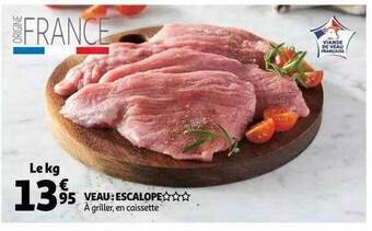 Auchan Veau : Escalope*** offre