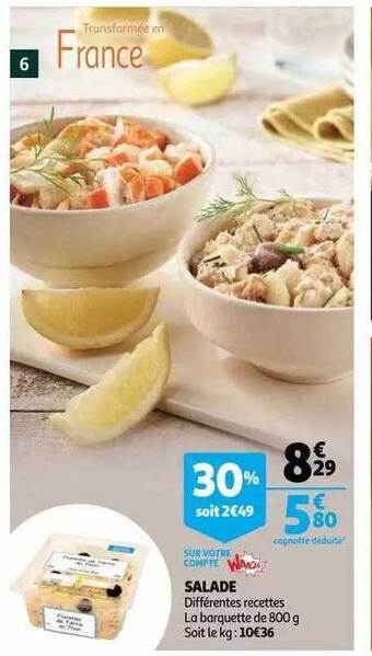 Auchan Salade offre