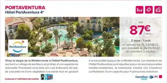 Carrefour Voyages Hôtel PortAventura 4* offre