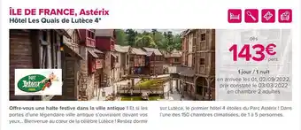 Carrefour Voyages Hôtel Les Quais De Lutèce 4* offre