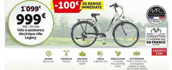 Roady Vélo à Assistance électrique Ville Legacy offre
