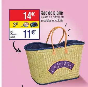 Cora x Carrefour Sac De Plage offre