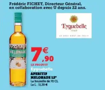 Hyper U Apéritif Melonade 12° Eyguebelle offre