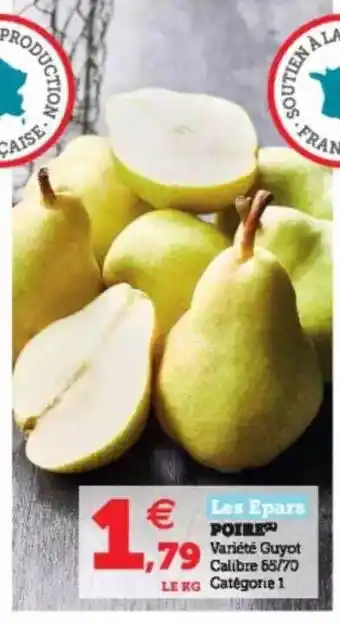 Hyper U Poire Les Epars offre
