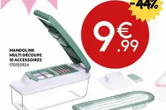 Mandoline Multi Découpe 10 Accessoires