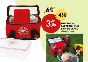 Maxi Bazar Lunch Box Sac Fraîcheur Pain De Glace offre