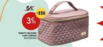 Maxi Bazar Vanity Velours Lady Jungle offre