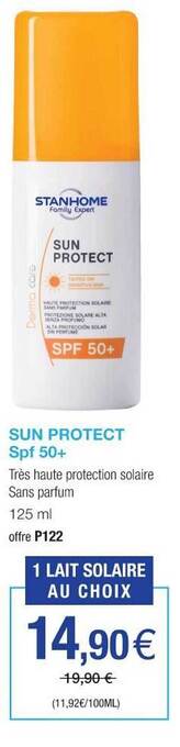 Stanhome Sun Protect Spf 50+ offre