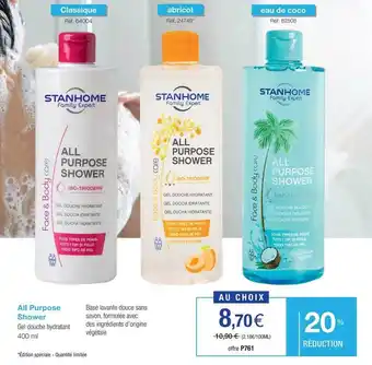 Stanhome All Purpose Shower Gel Douche Hydratant offre