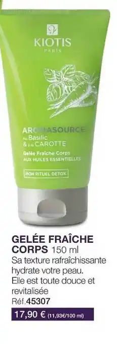 Stanhome Gelée Fraîche Corps offre