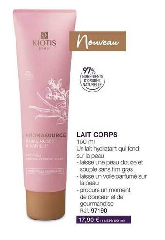 Stanhome Lait Corps offre