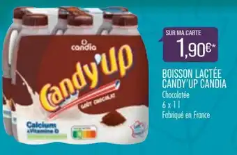 Match CANDIA boisson lactée candy'up offre