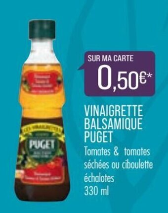 Match PUGET vinaigrette balsamique offre