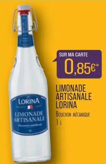 Match LORINA limonade artisanale offre