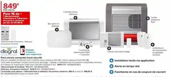 Pack Alarme Connectée Haute Sécurité Diagral