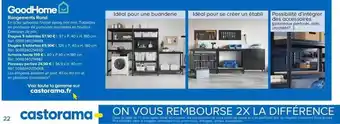 Castorama Rangement Rand Goodhome offre