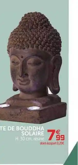 Gifi Tête De Bouddha Solaire offre
