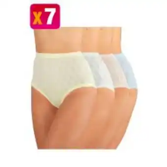 Culotte maille jacquard x 7