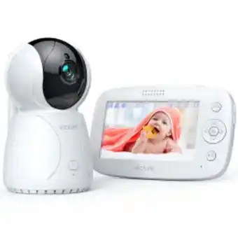 Conforama Babyphone victure bm45 caméra moniteur bébé 4.3" lcd, vidéo bébé surveillance, batterie offre