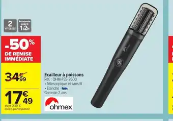 Carrefour Ecailleur à Poissons offre
