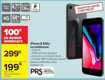 iPhone 8 64Go Reconditionné