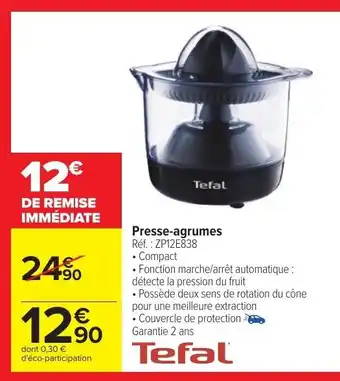 Carrefour Tefal Presse-Agrumes offre