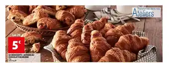 Auchan Direct 10 Croissants + 10 Pains Au Chocolat Pur Beurre offre