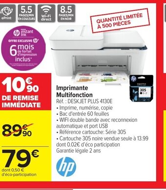 Carrefour Hp Imprimante Multifonction offre
