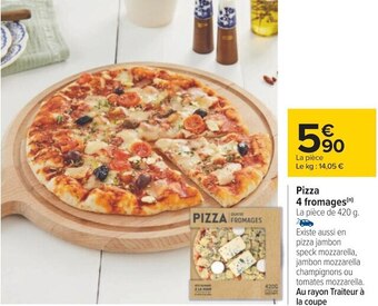 Carrefour Pizza 4 fromages offre