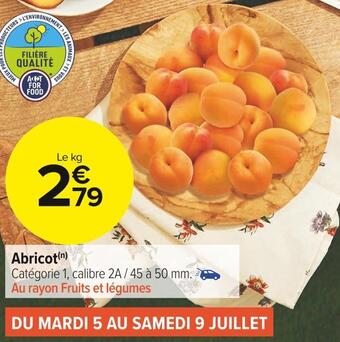 Carrefour Market Abricot offre