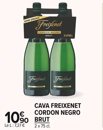 Carrefour Market Freixenet cava cordon negro brut offre