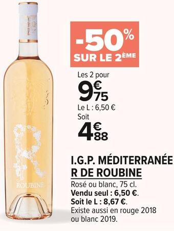 Carrefour Market Roubine i.g.p. méditerranée r offre